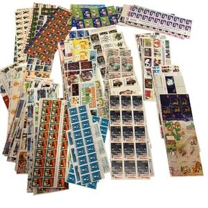 Vintage Christmas Seals Boys Town Charity Stamp Sheets Lot 100+ American Lung